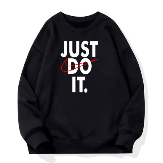 Just do it Black Fleece Sweatshirt Just do it Black Fleece Sweatshirt
