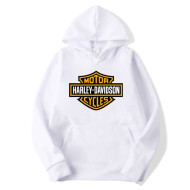 Harley Davidson White Pullover Hoodie