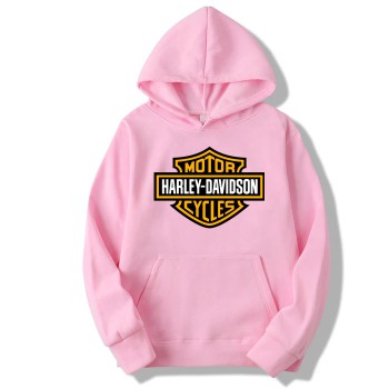 Harley Davidson Pink Pullover Hoodie