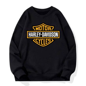 Harley Davidson Black Fleece Sweatshirt For Men