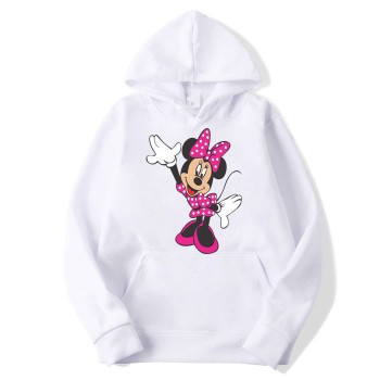 Mickey Mouse White Pullover Hoodie