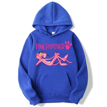 Pink Panther Blue Pullover Hoodie For Men's