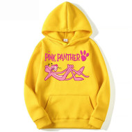 Pink Panther Yellow Pullover Hoodie