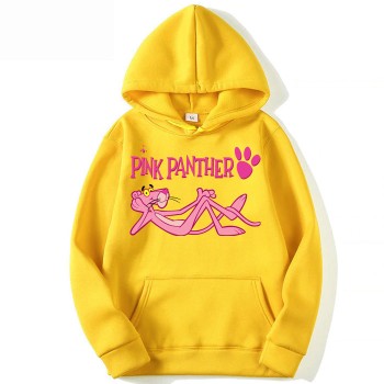 Pink Panther Yellow Pullover Hoodie