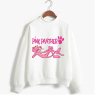 Pink Panther White Fleece Sweatshirt