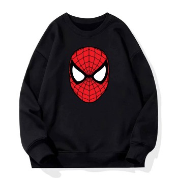 Spiderman Black Fleece Sweatshirt