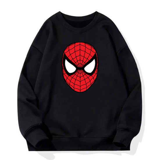 Spiderman Black Fleece Sweatshirt Spiderman Black Fleece Sweatshirt